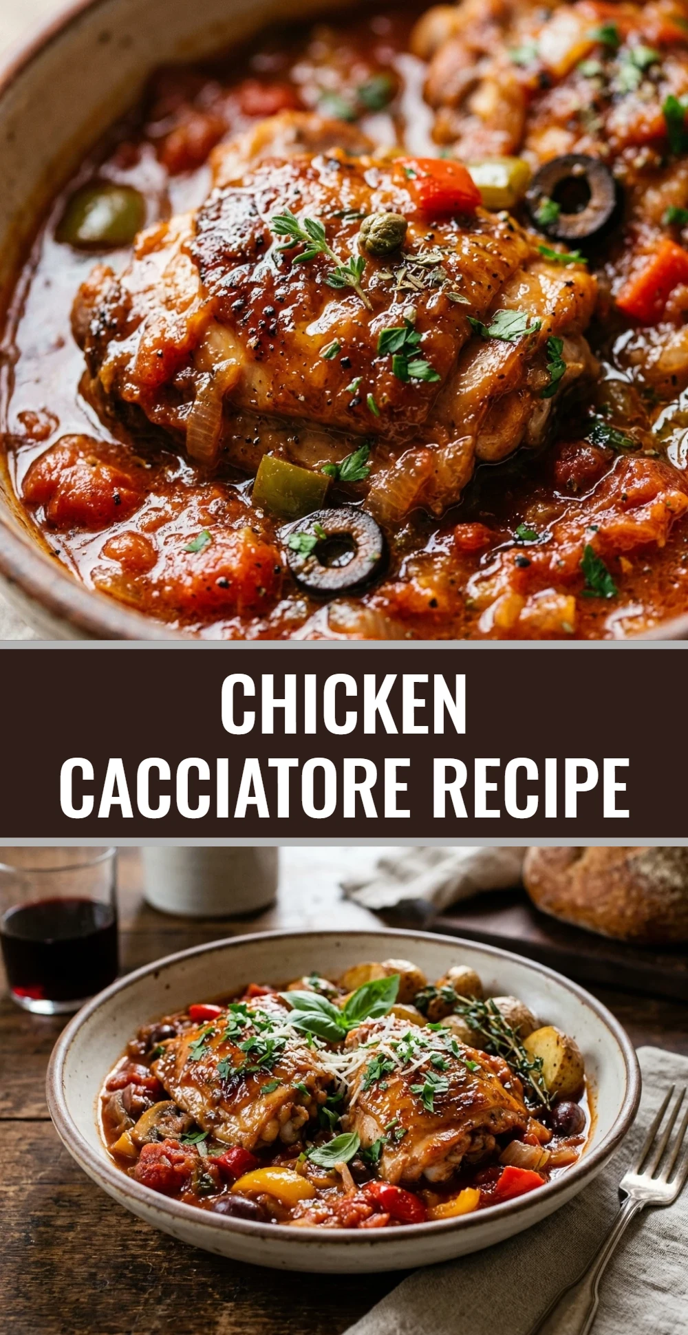 chicken cacciatore recipe
