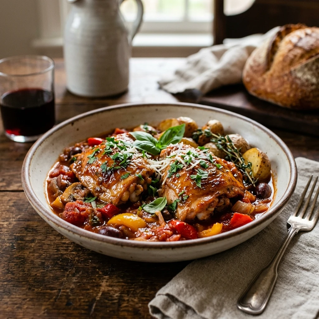 chicken cacciatore recipe