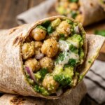 Chickpea Avocado Power Wraps
