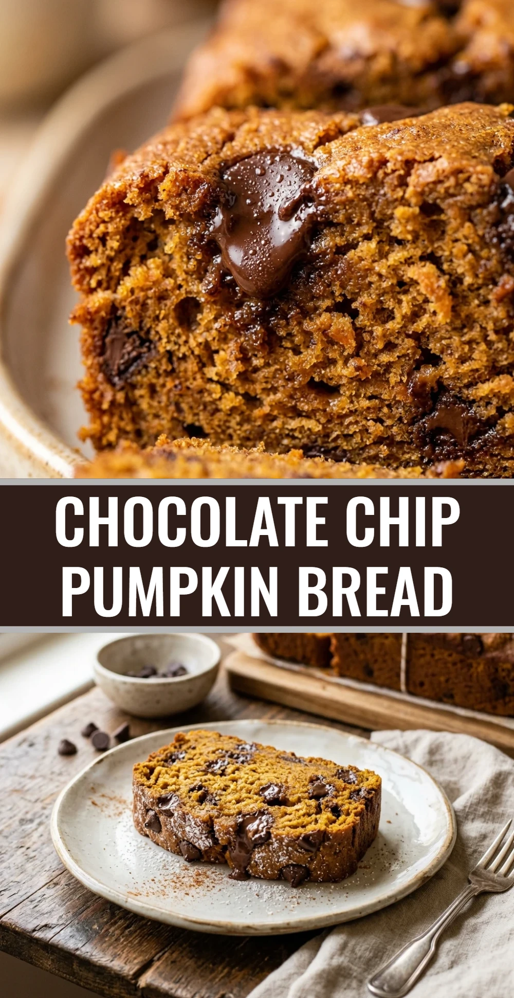 Chocolate Chip Pumpkin Bread