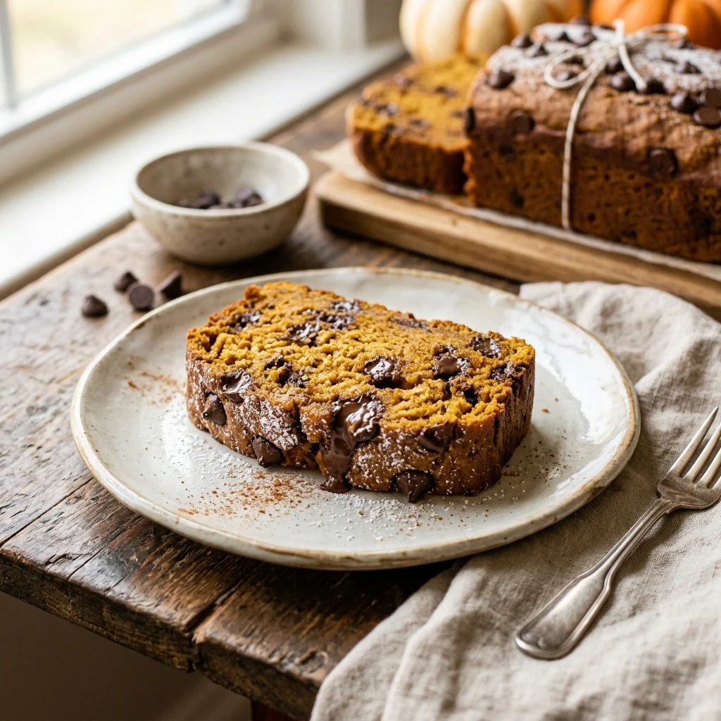 Chocolate Chip Pumpkin Bread