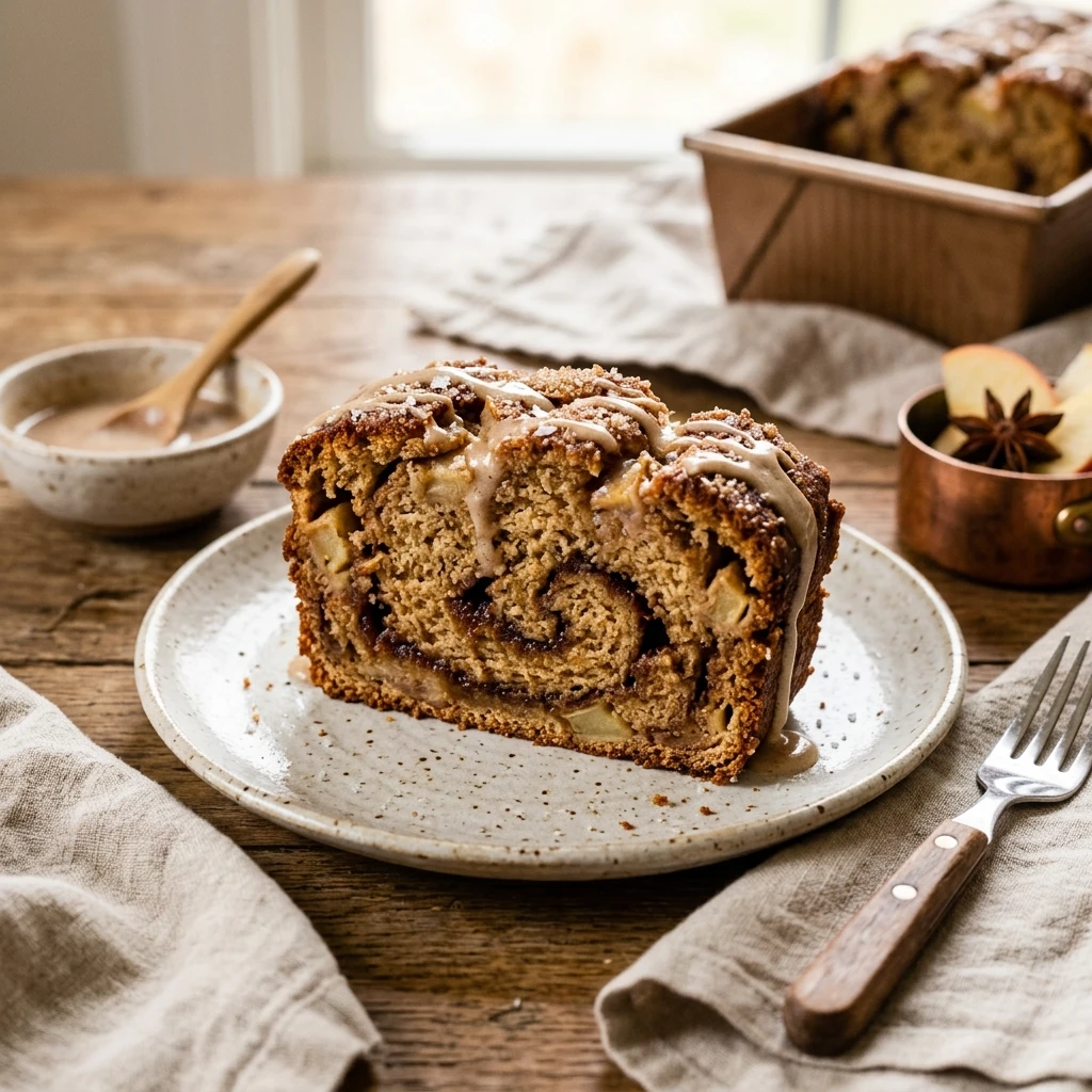 Cinnamon Swirl Apple Bread