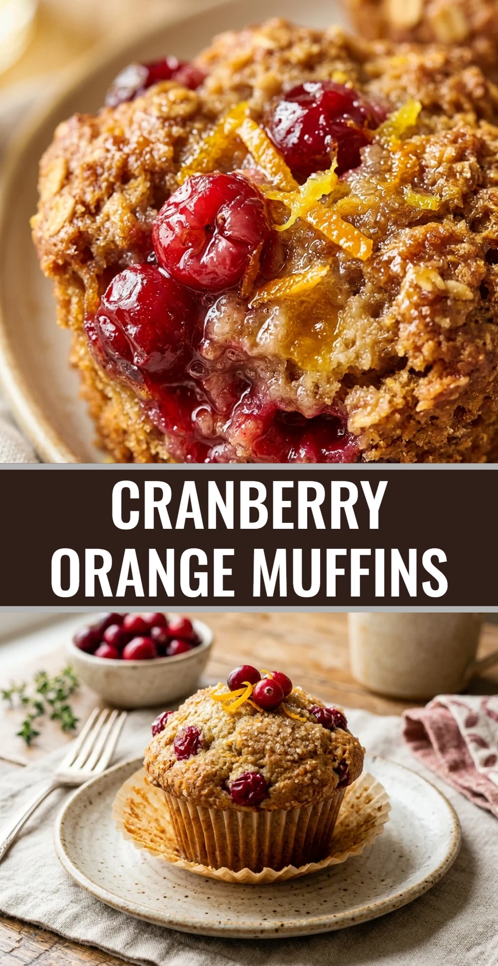 Cranberry Orange Muffins