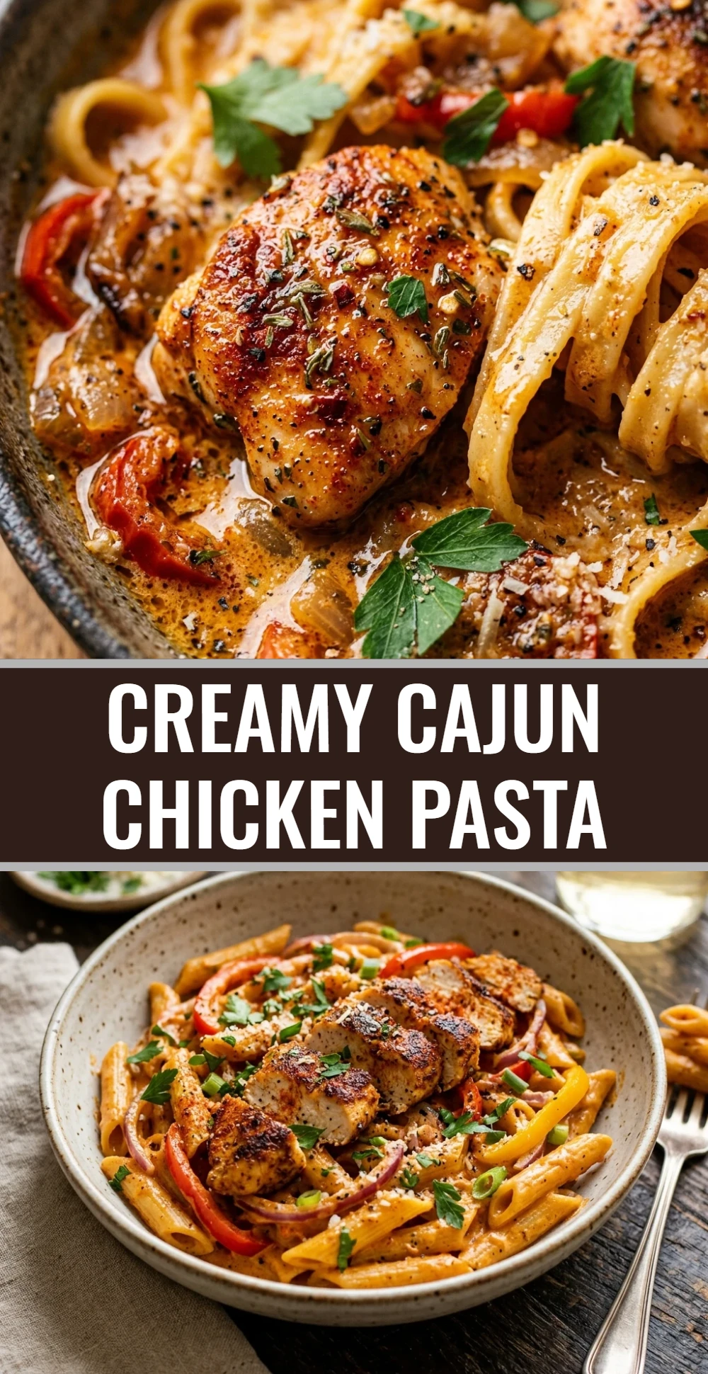 Creamy Cajun Chicken Pasta
