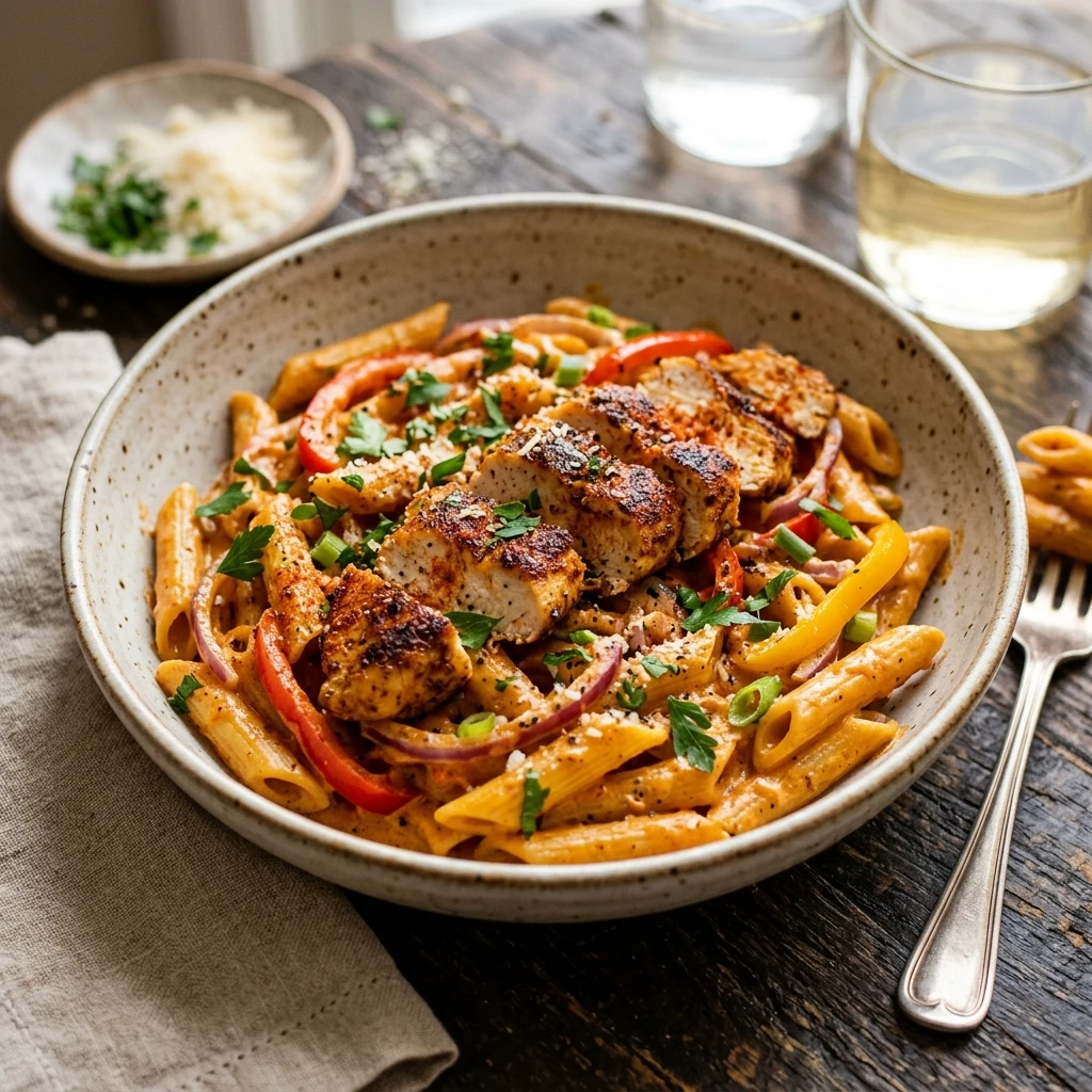 Creamy Cajun Chicken Pasta