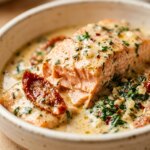 Creamy Garlic Tuscan Salmon