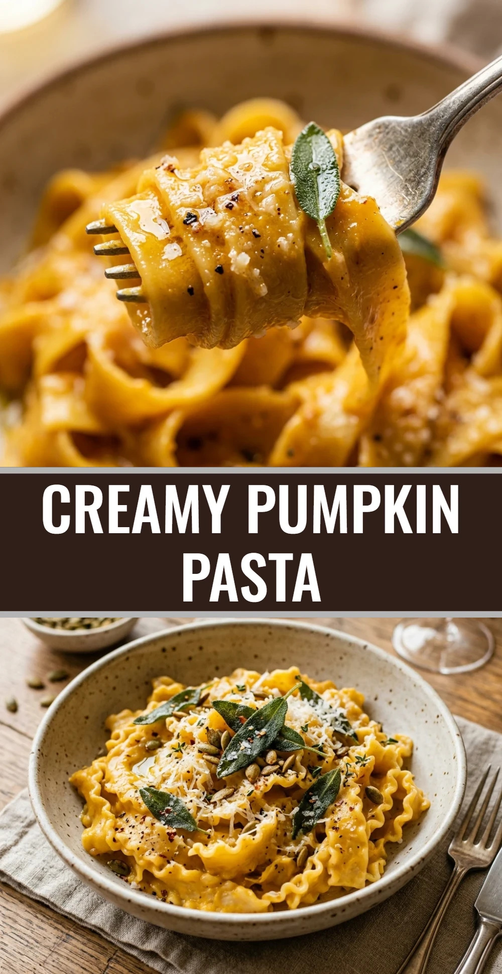 Creamy Pumpkin Pasta