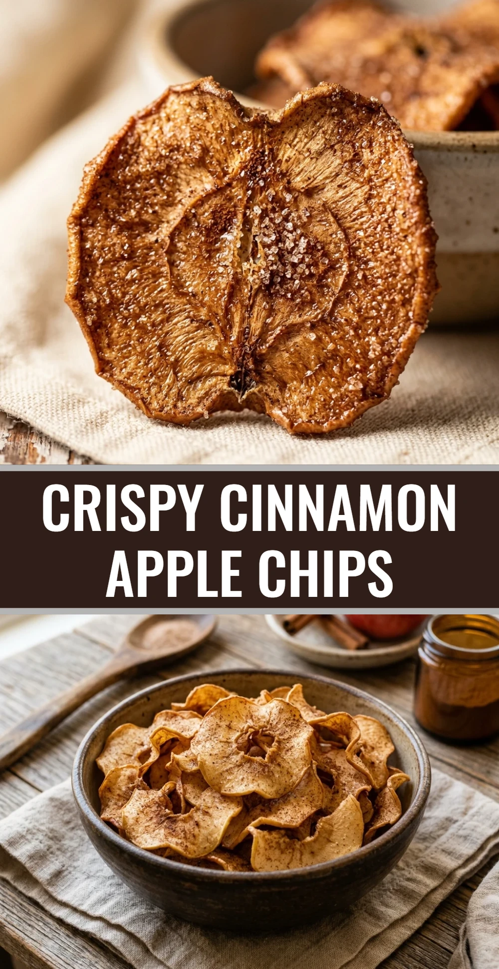 Crispy Cinnamon Apple Chips