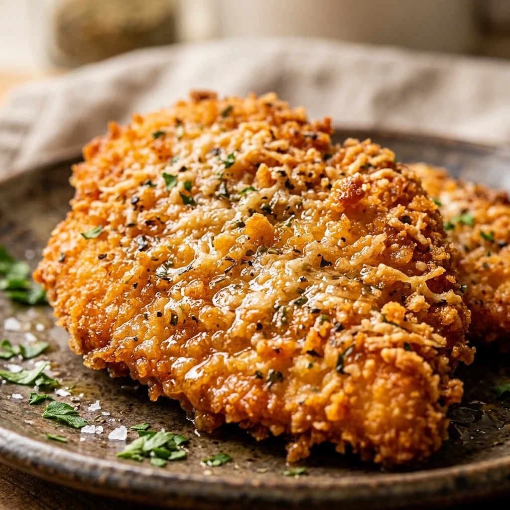 Crispy Parmesan Chicken Cutlets