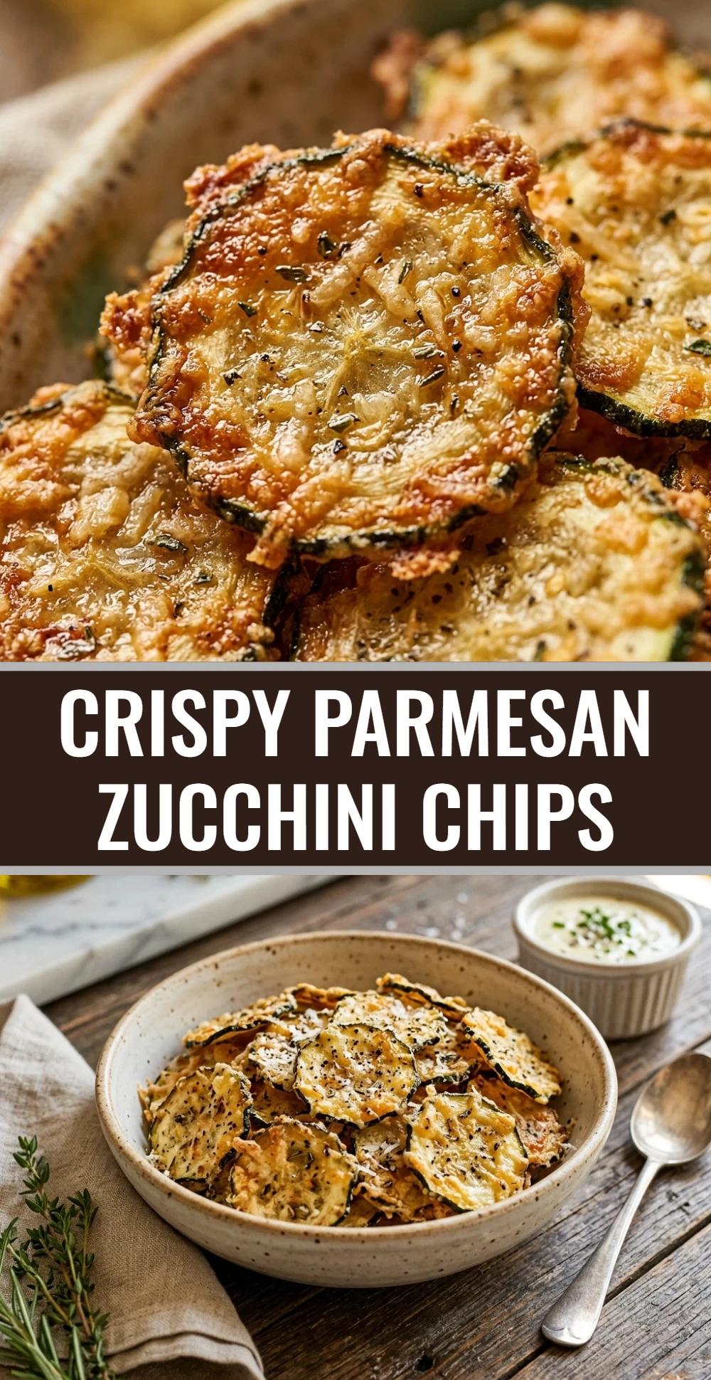 Crispy Parmesan Zucchini Chips