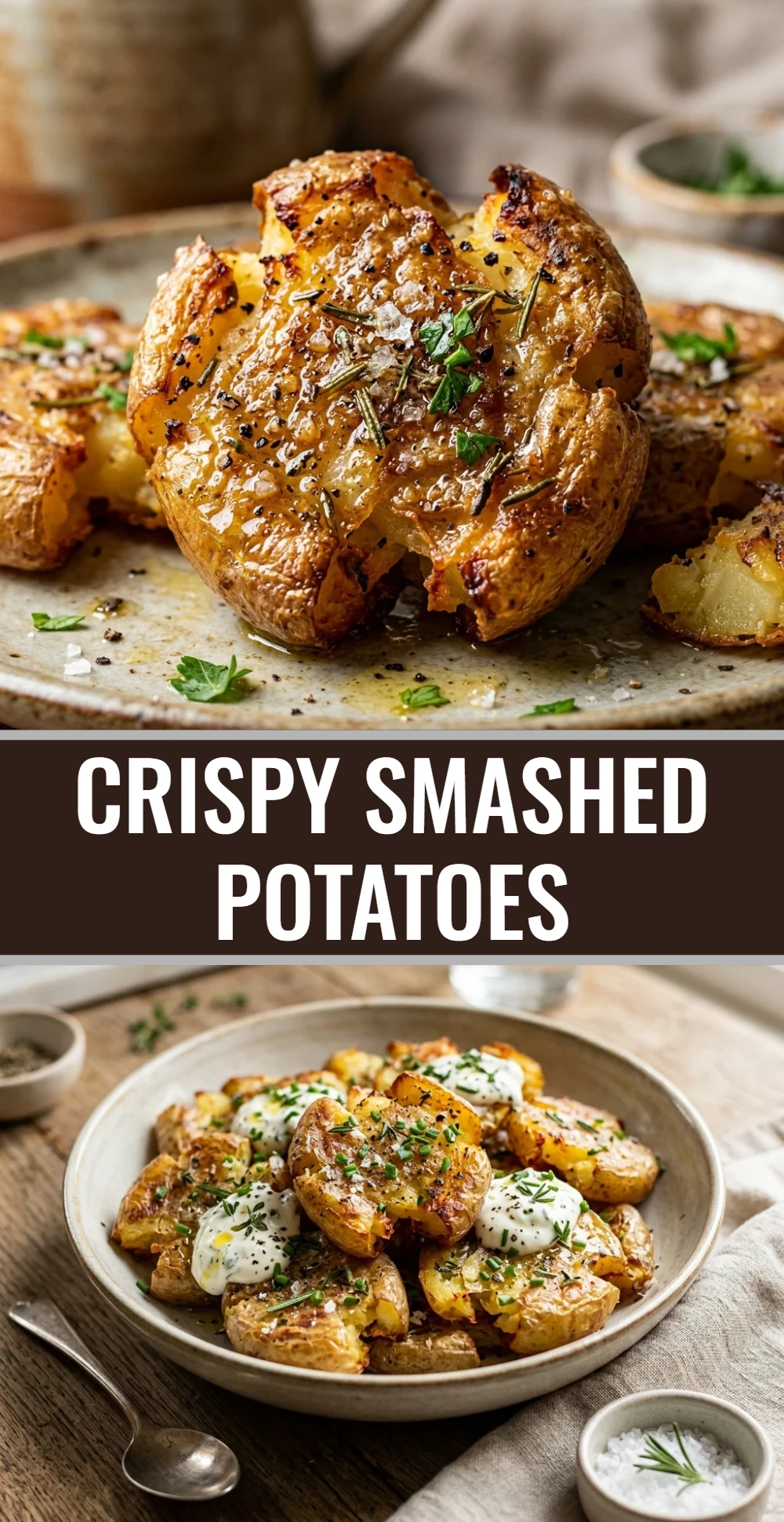 Crispy Smashed Potatoes