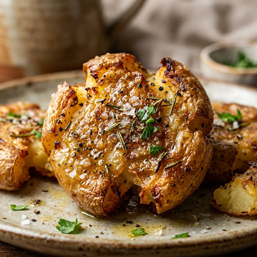 Crispy Smashed Potatoes