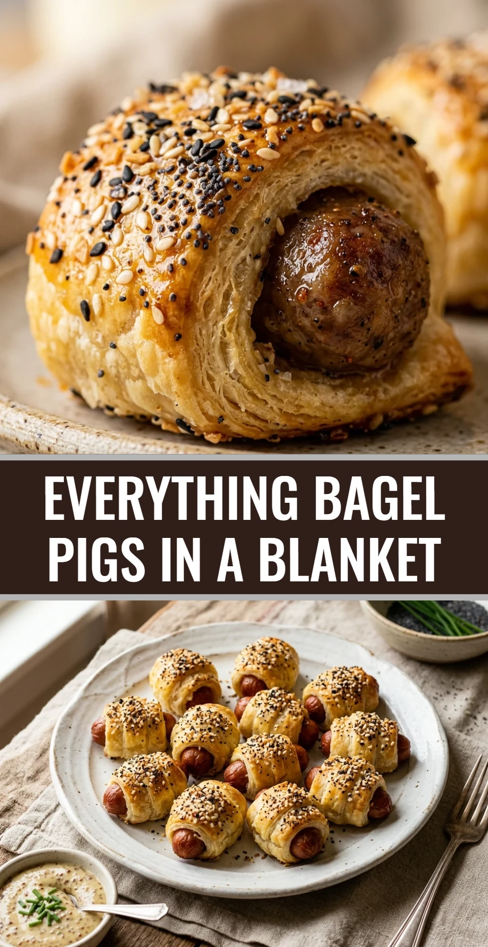 Everything Bagel Pigs In A Blanket