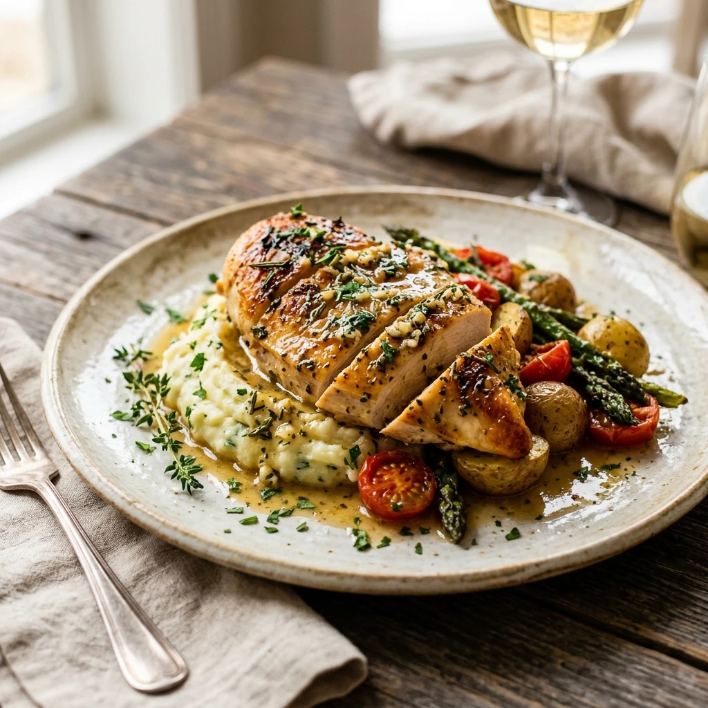 Garlic Herb Butter Chicken