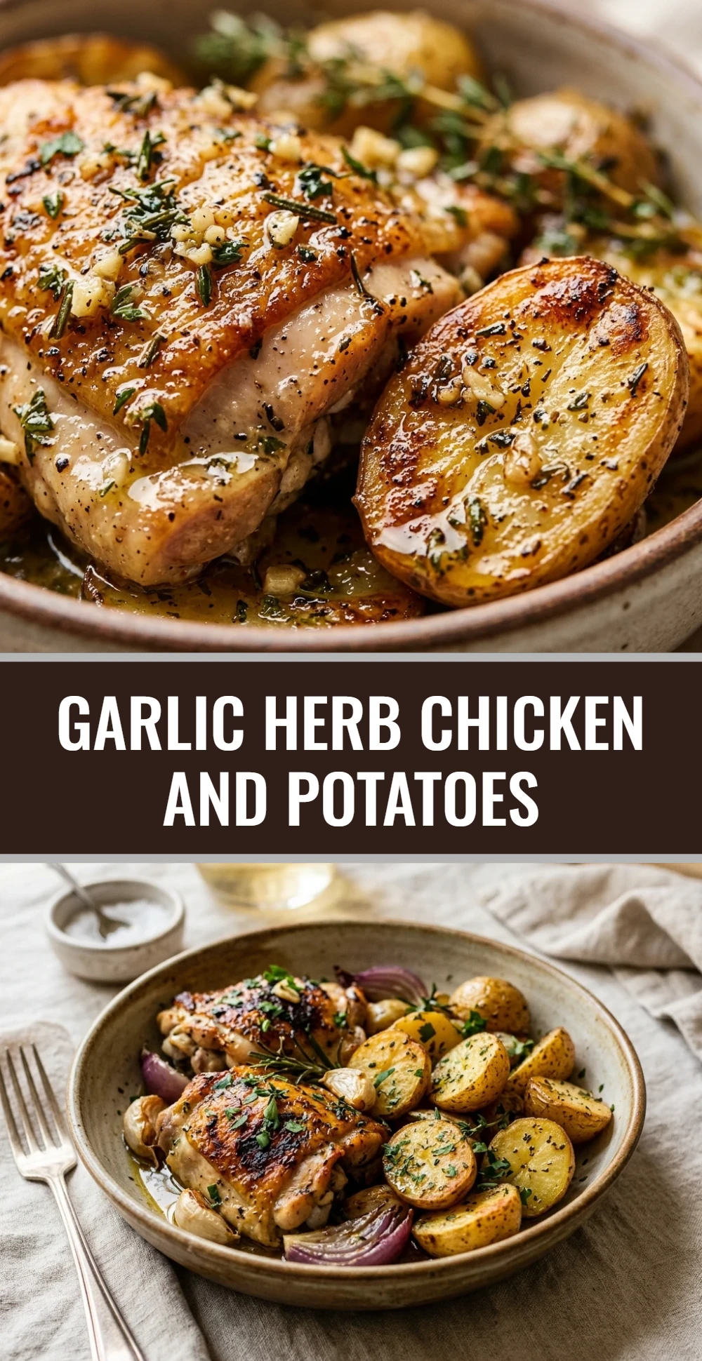 Garlic Herb Chicken And Potatoes