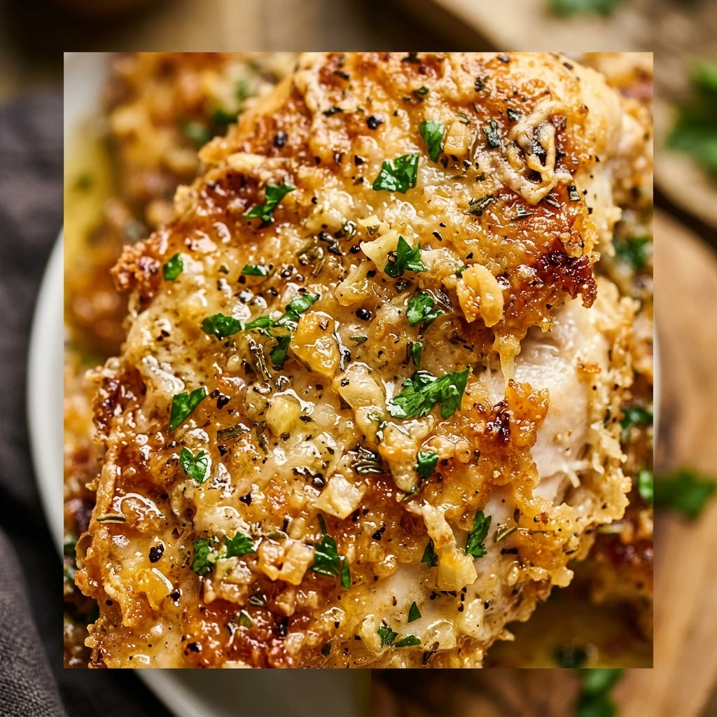 Garlic Parmesan Crusted Chicken