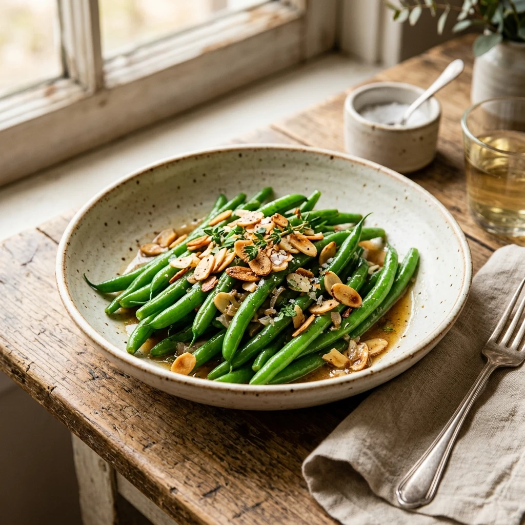 green bean almondine recipe