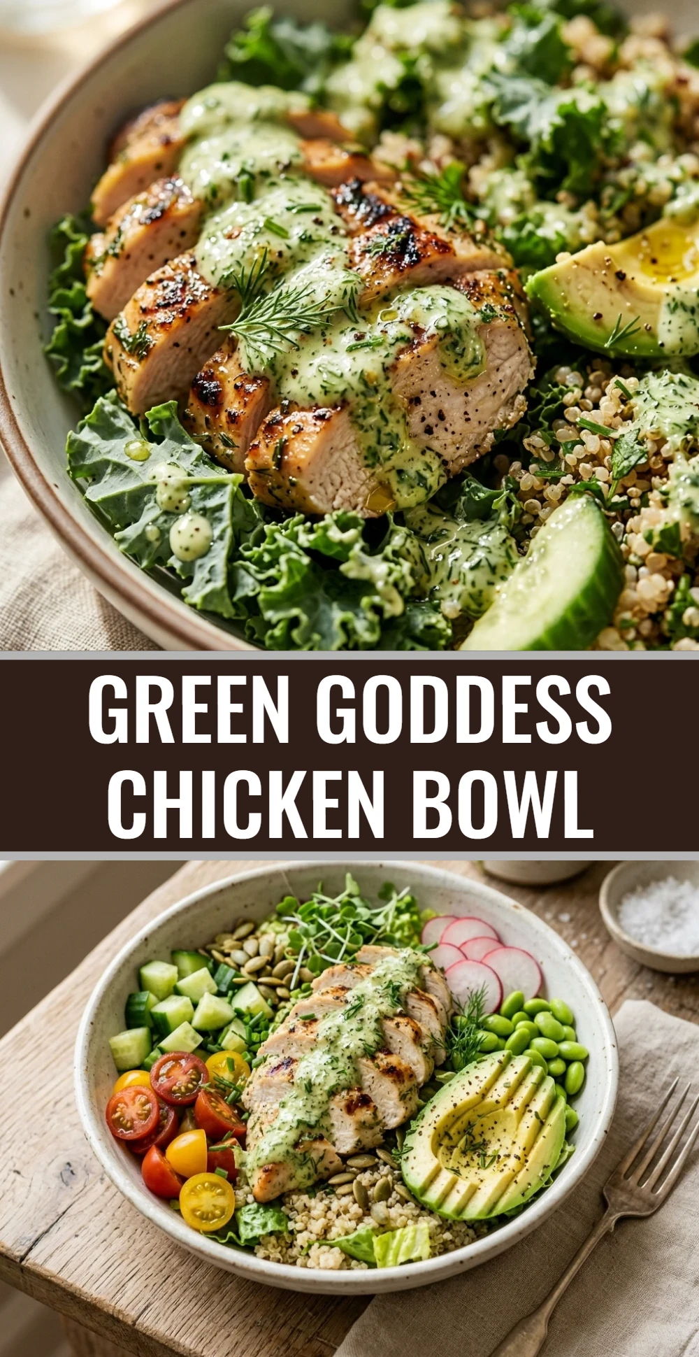 Green Goddess Chicken Bowl