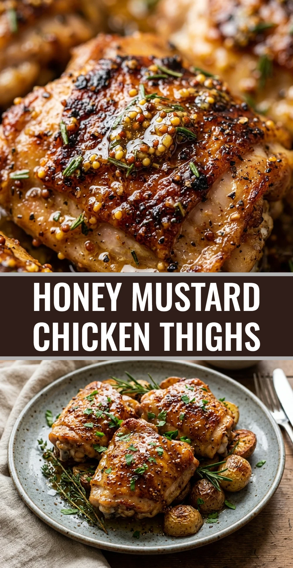Honey Mustard Chicken Thighs