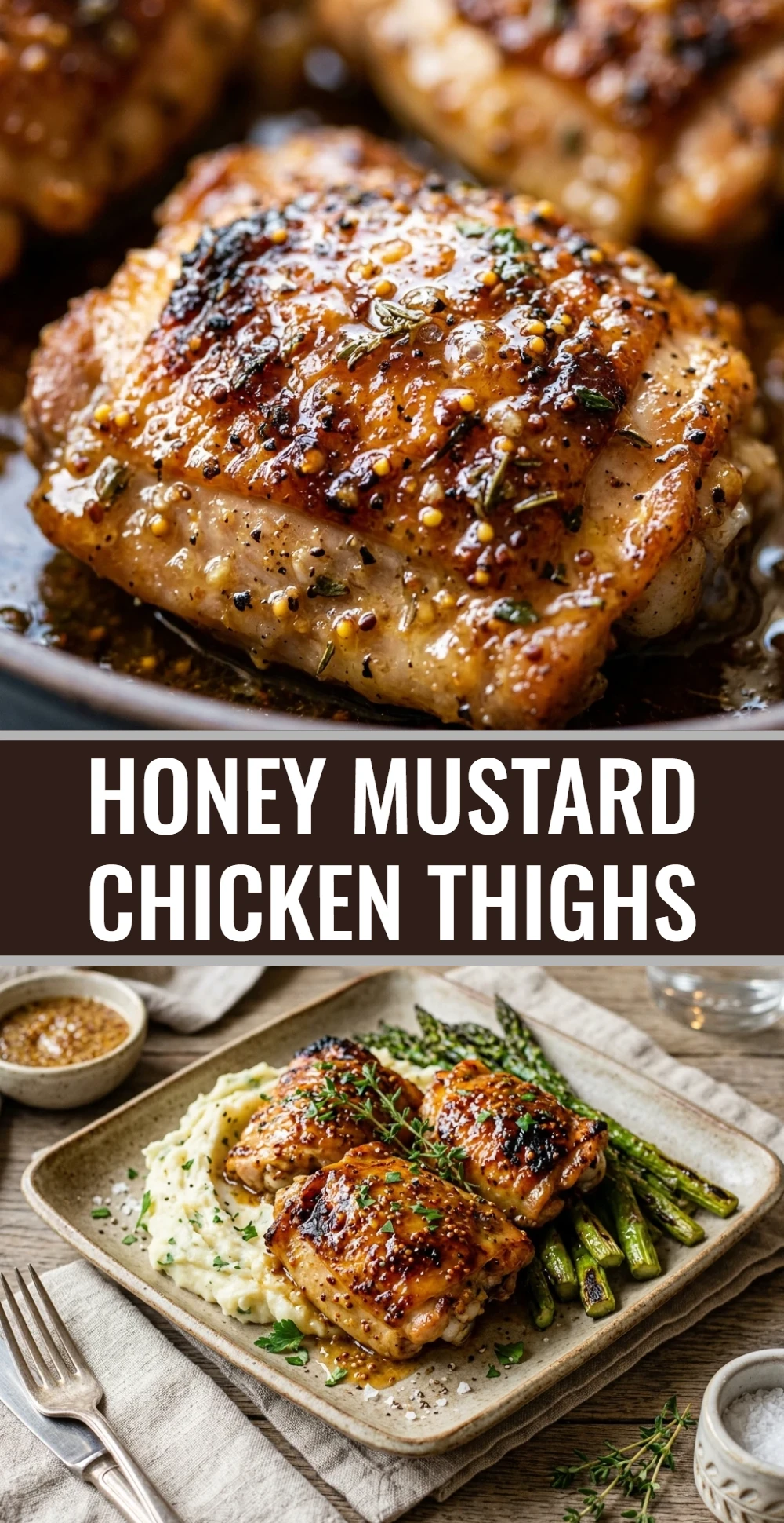 Honey Mustard Chicken Thighs