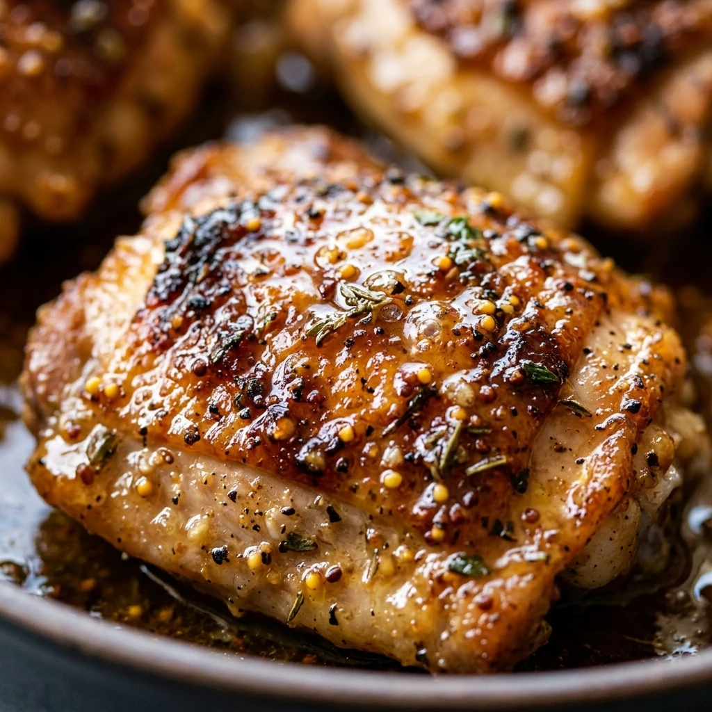 Honey Mustard Chicken Thighs