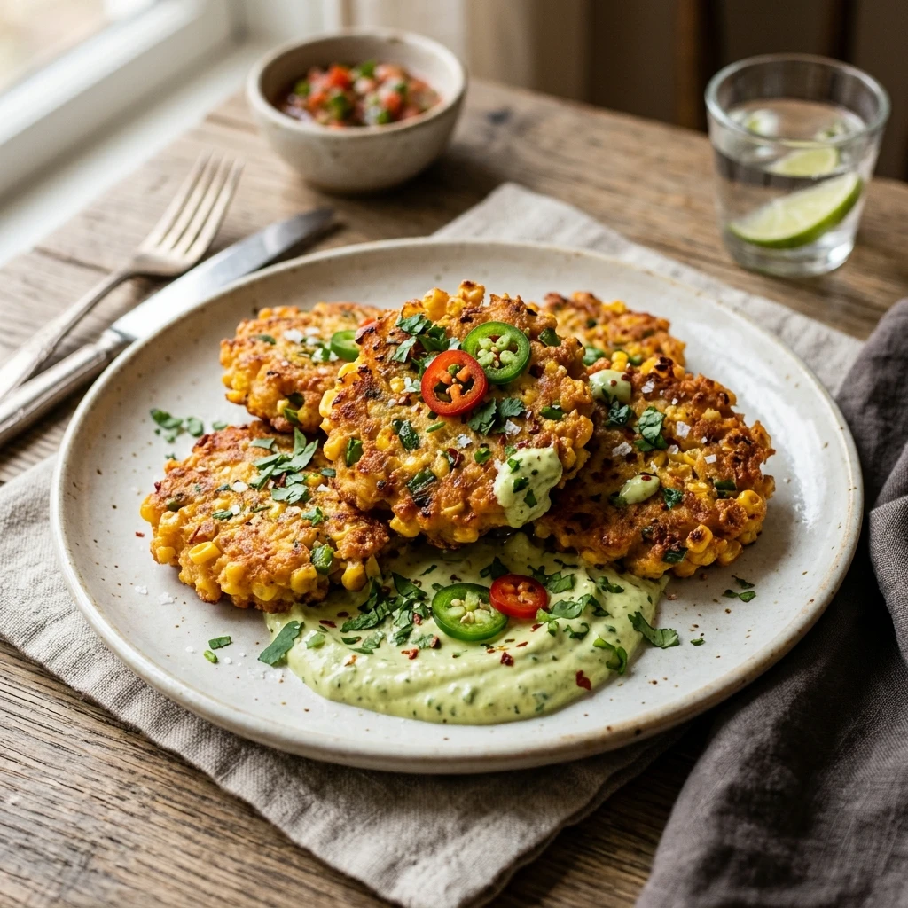 Jalapeno Corn Fritters