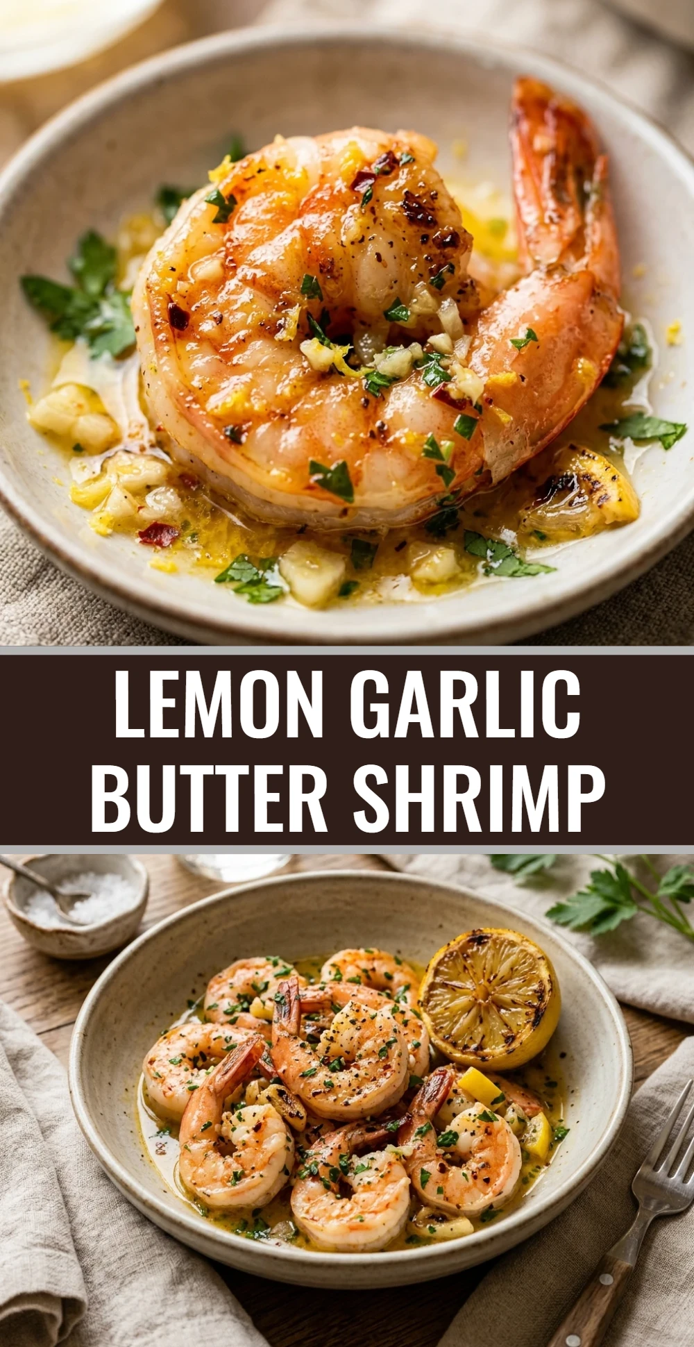 Lemon Garlic Butter Shrimp