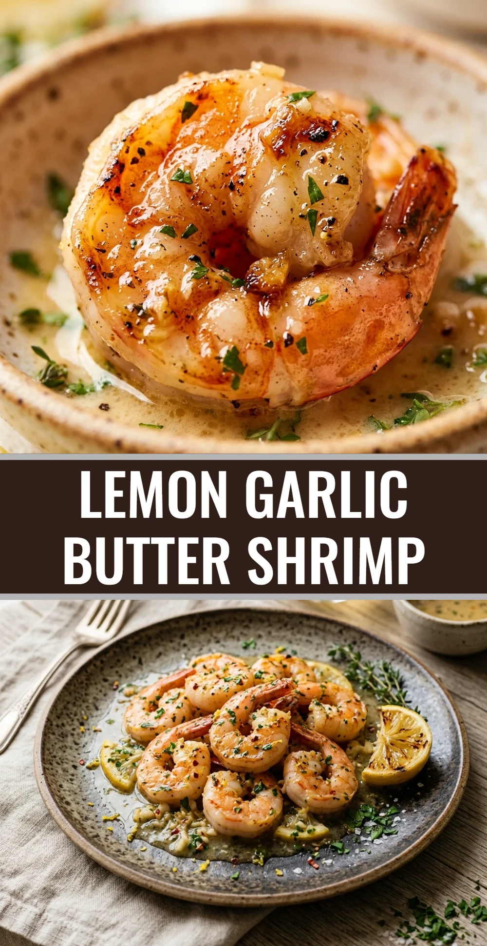 Lemon Garlic Butter Shrimp