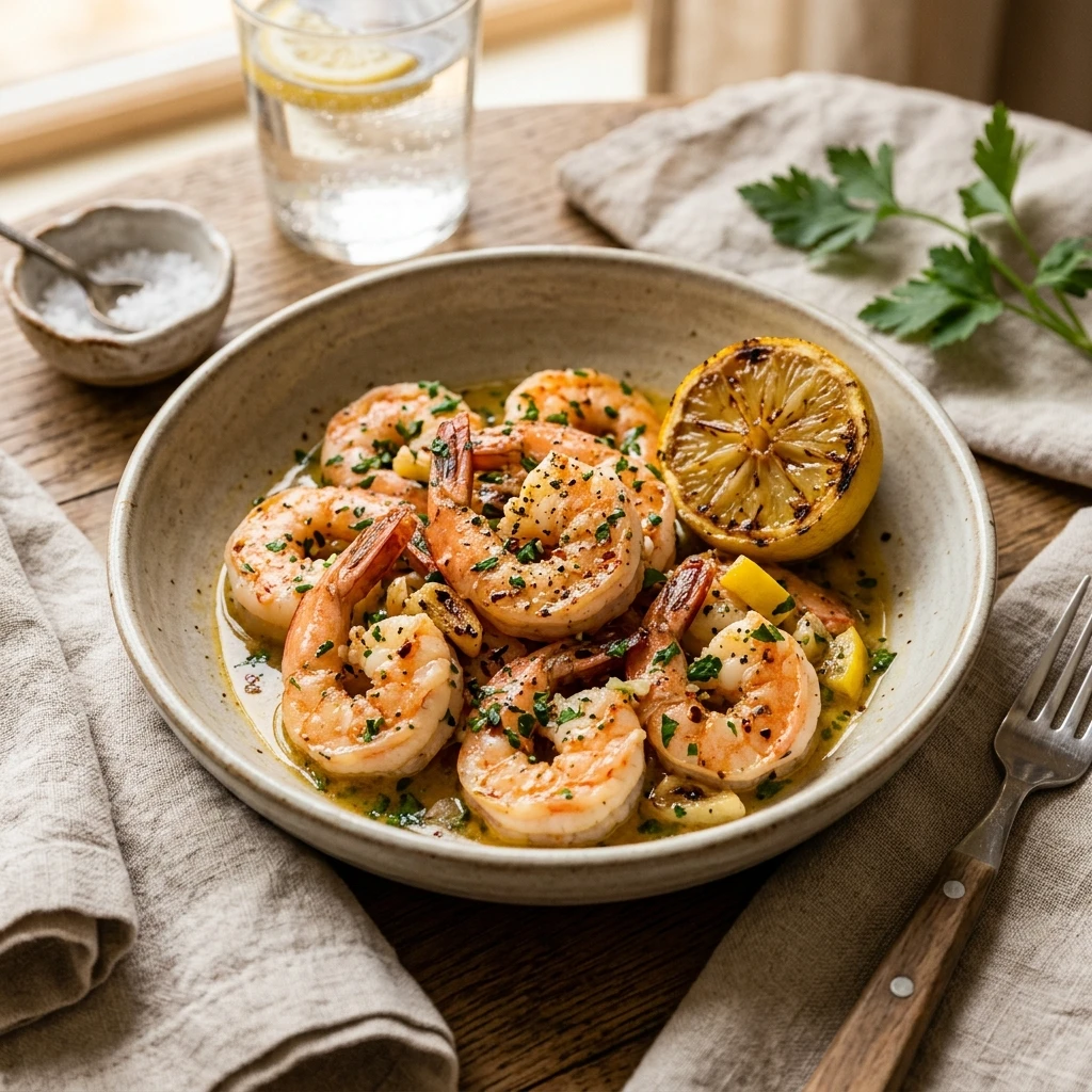 Lemon Garlic Butter Shrimp