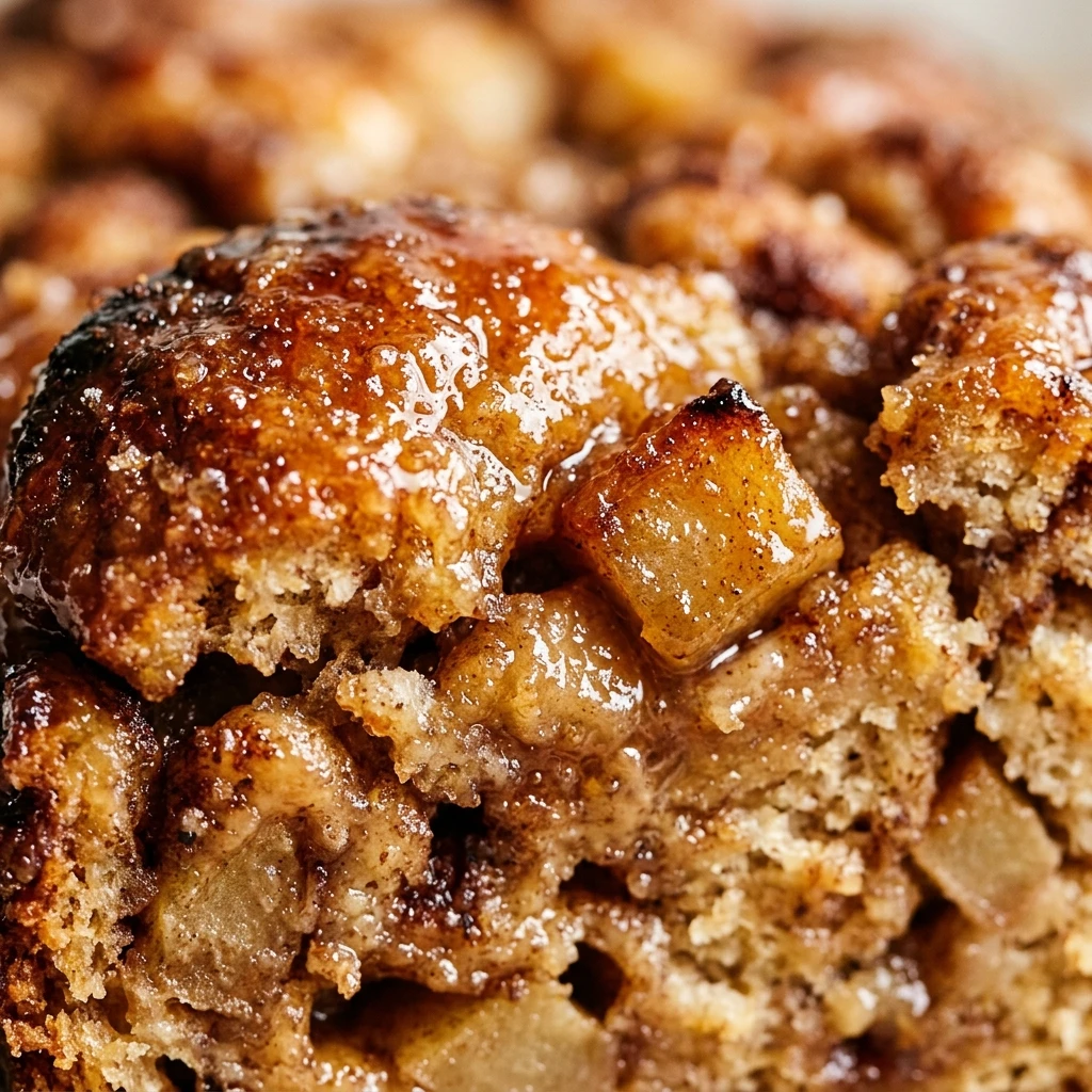 Maple Glazed Apple Fritter Bread