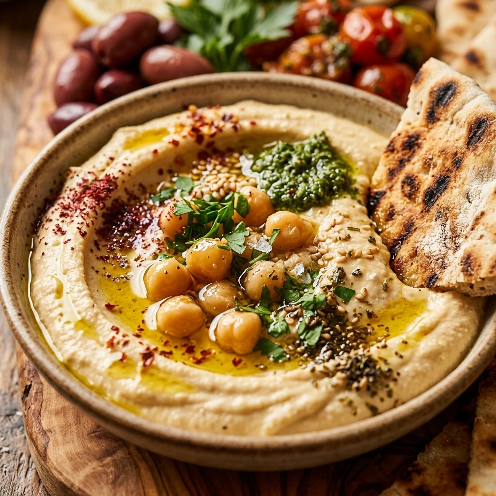 Mediterranean Hummus Board