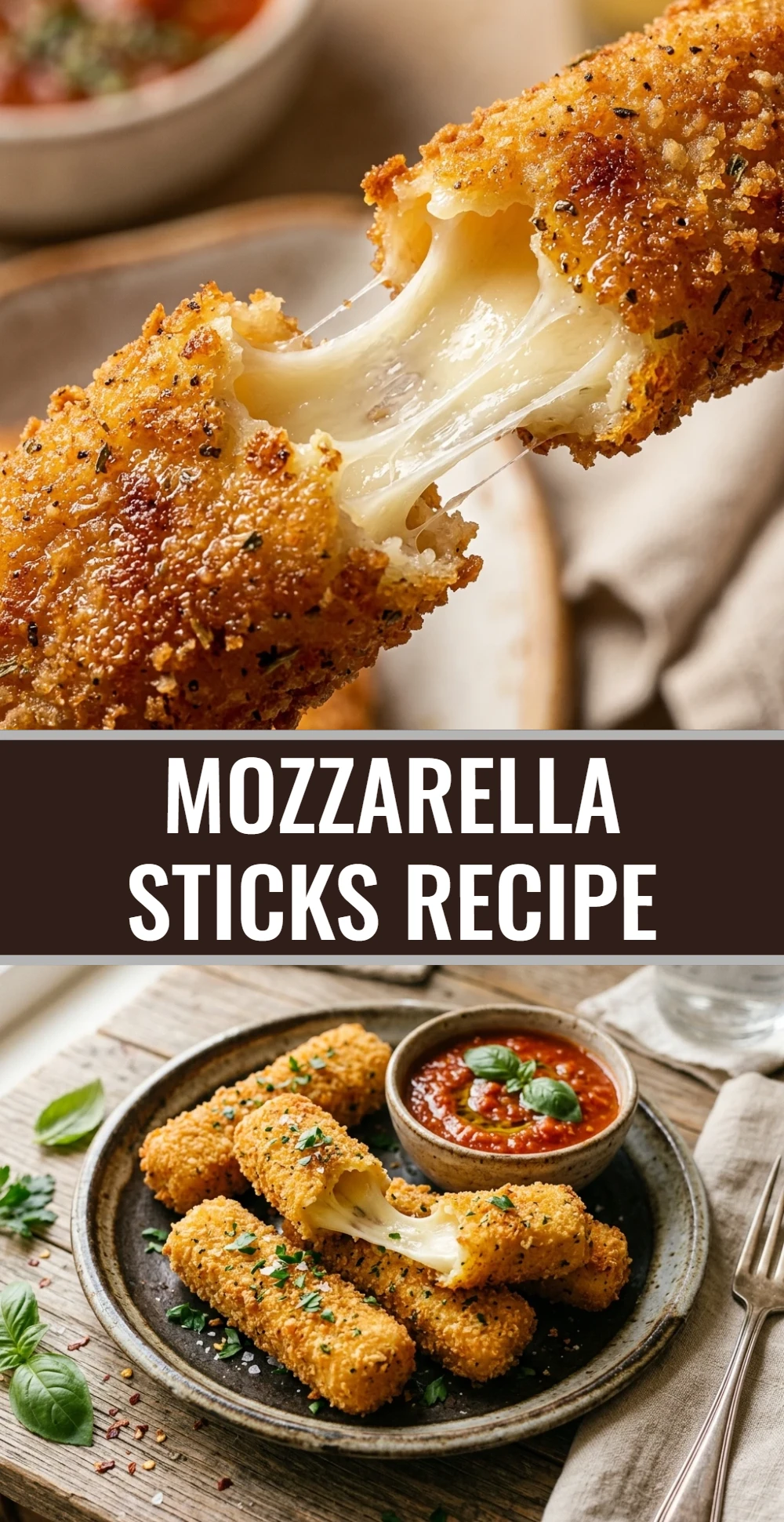 mozzarella sticks recipe