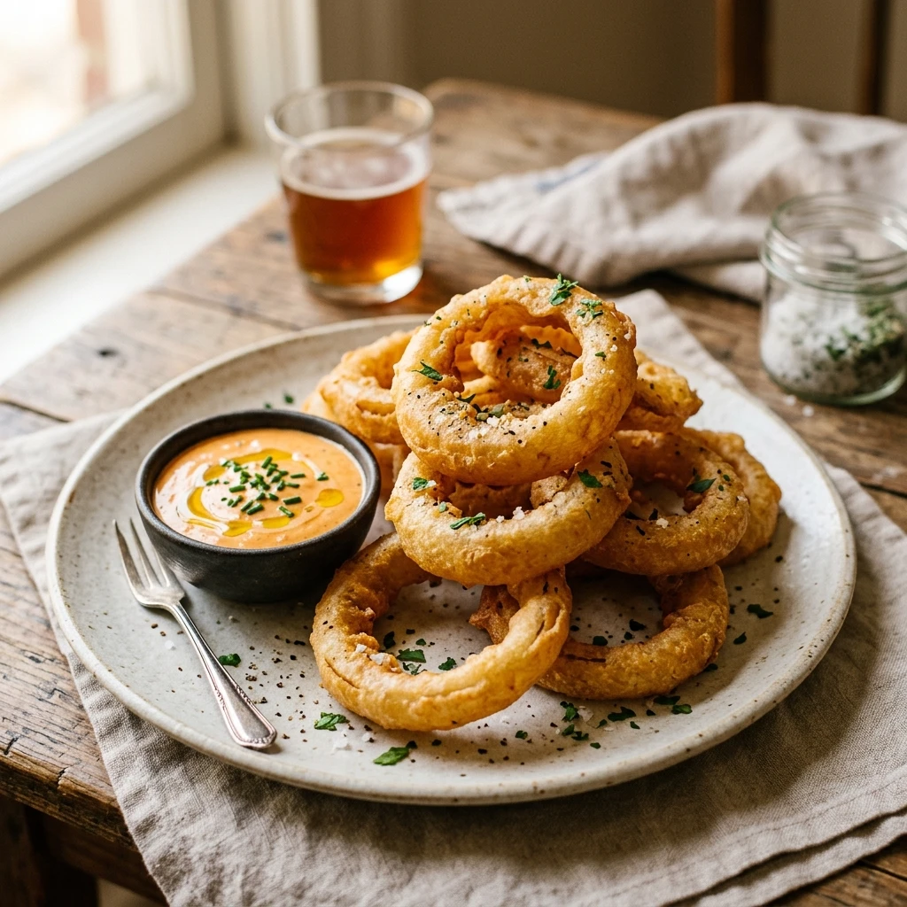 onion rings recipe