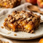 Peach Crumble Bars