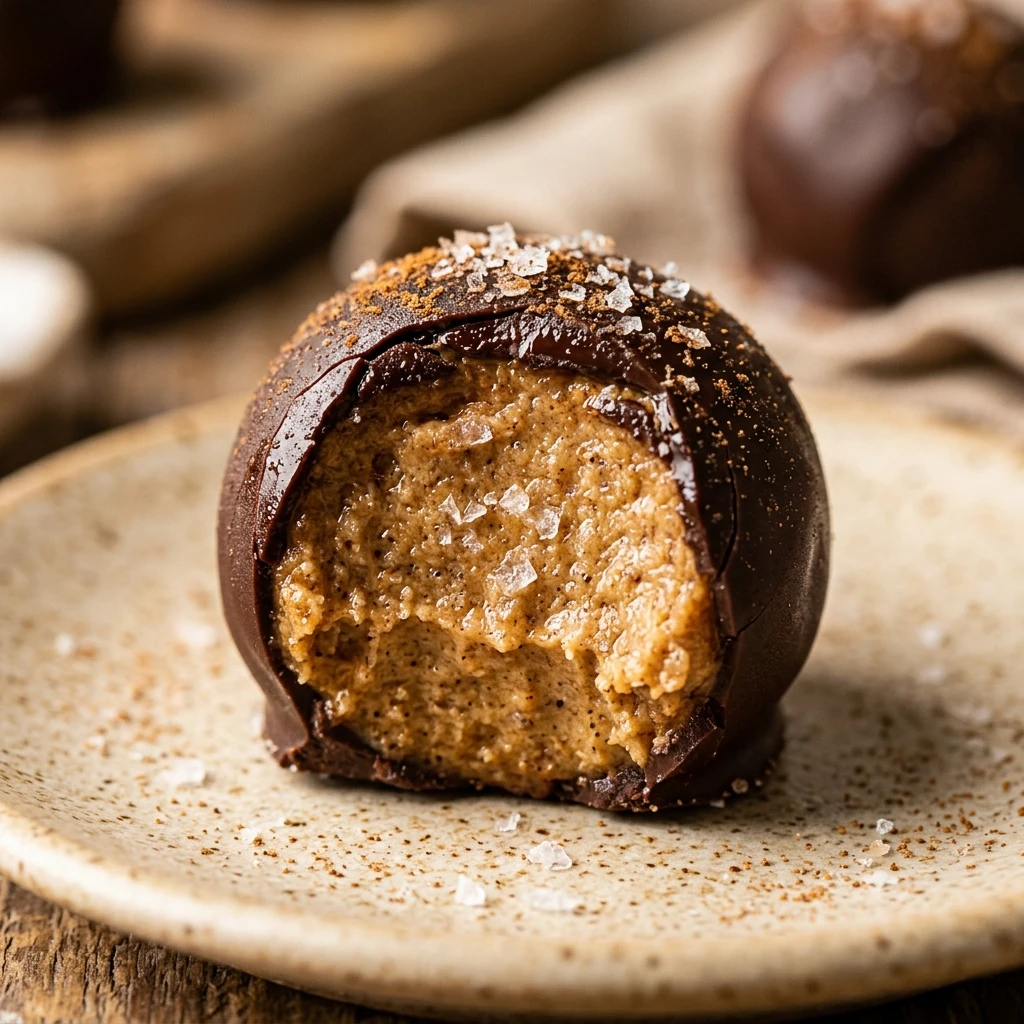 Pumpkin Cheesecake Truffles
