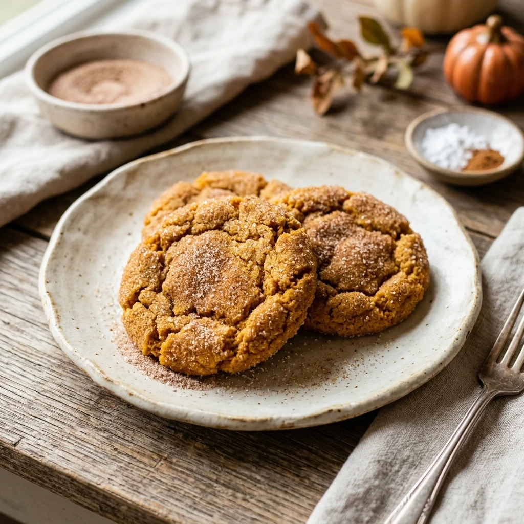 Pumpkin Churro Cookies