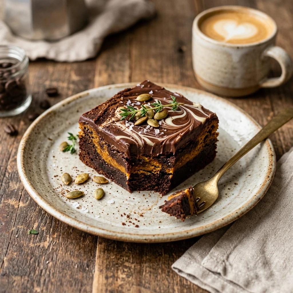 Pumpkin Espresso Brownies