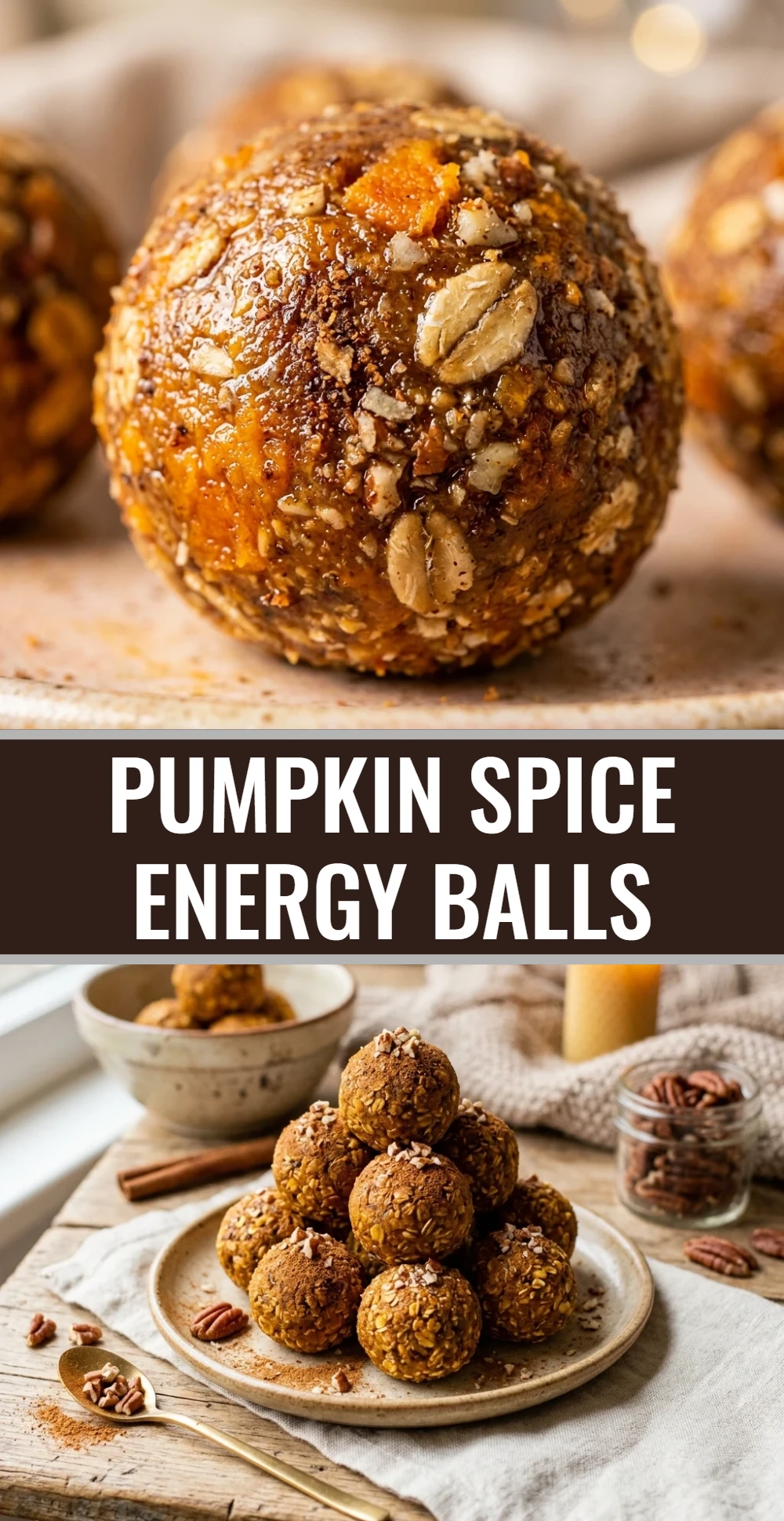 Pumpkin Spice Energy Balls