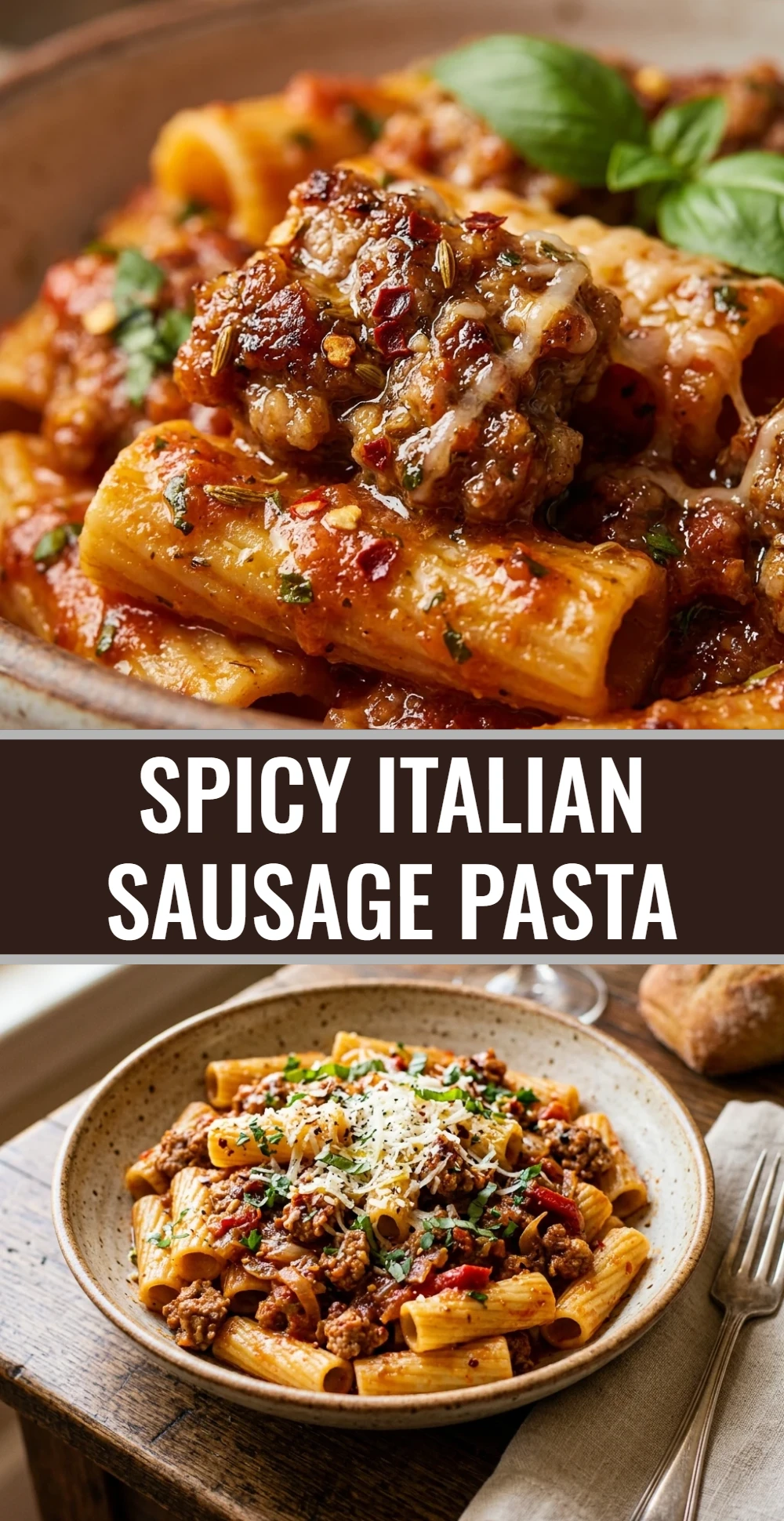 Spicy Italian Sausage Pasta