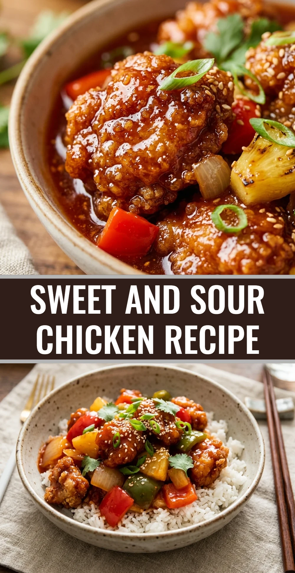 sweet and sour chicken recipe