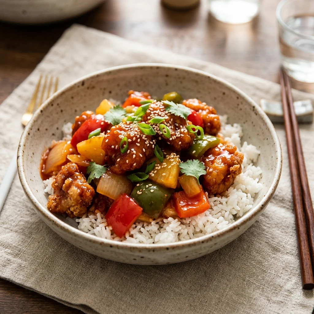 sweet and sour chicken recipe