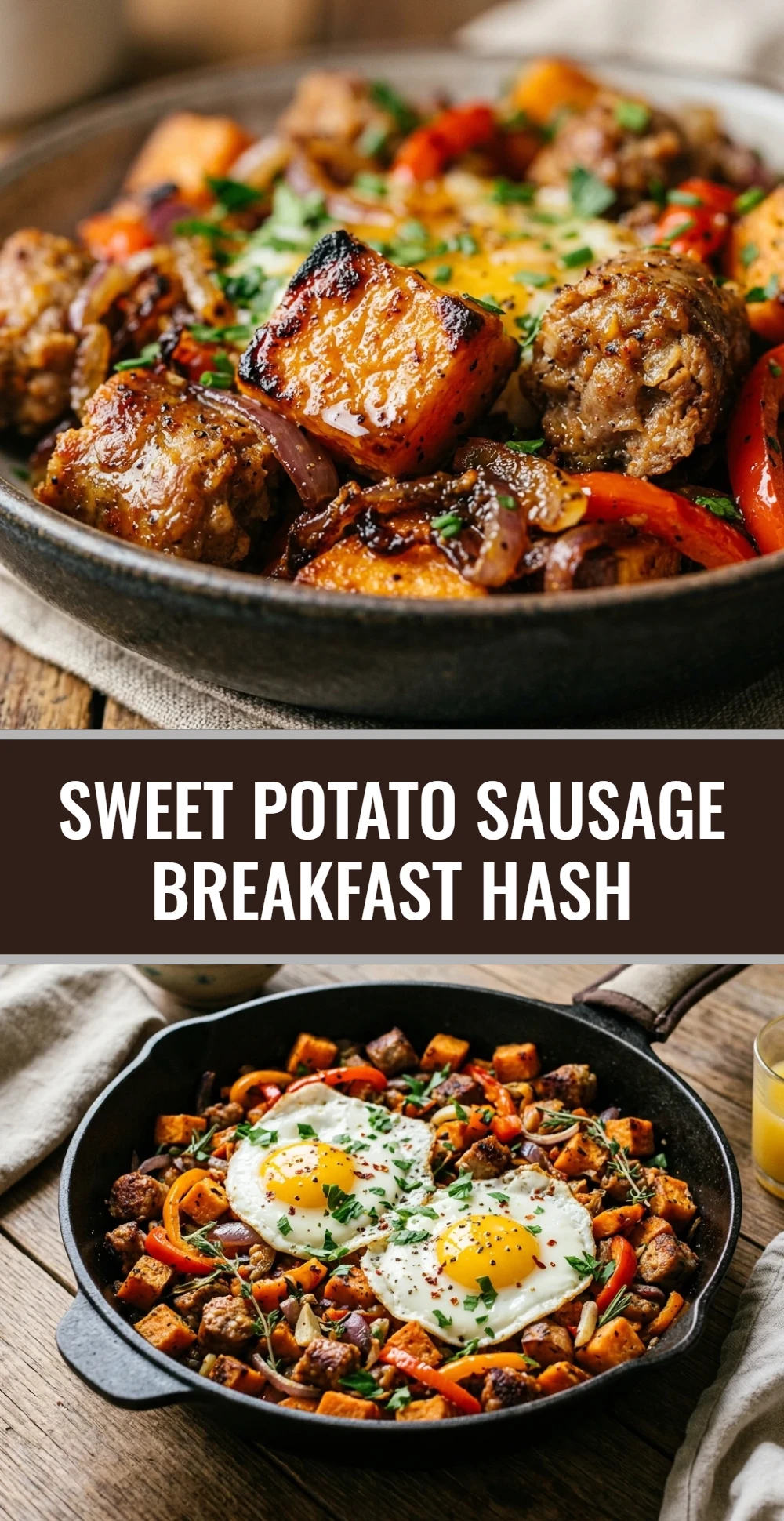 Sweet Potato Sausage Breakfast Hash