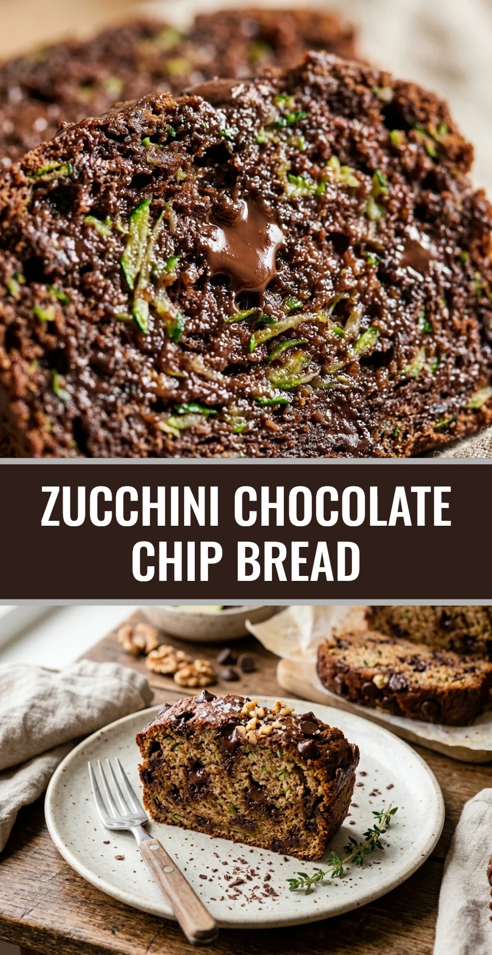 Zucchini Chocolate Chip Bread