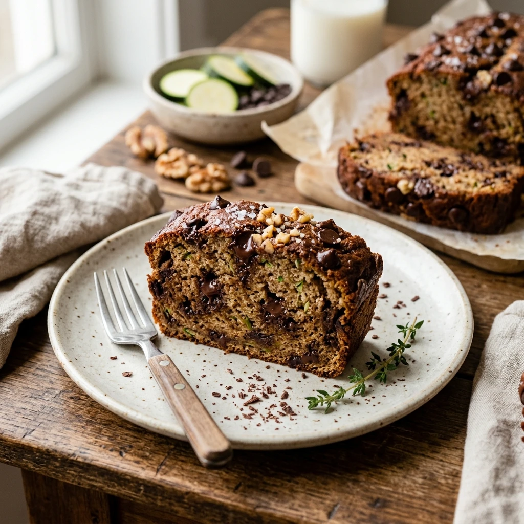 Zucchini Chocolate Chip Bread